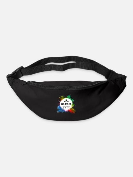 Hawaï 2024 Coloré - Sac banane - noir