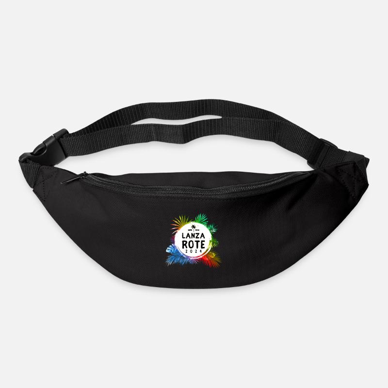 Lanzarote 2024 Coloré - Sac banane - noir