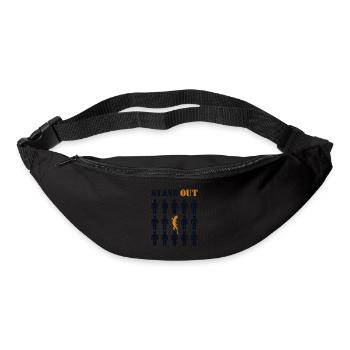 Herausragender Eidechsen-Gekkota-Schopfgecko-Experte - Gürteltasche - Schwarz - Vorne