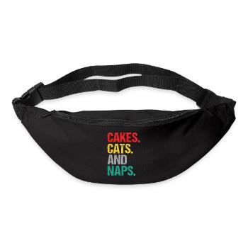 Cake Lover Cake Gift - Bum bag - black - Front