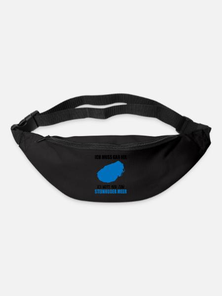 Muss Nur Zum Steinhuder Meer - Gürteltasche - Schwarz