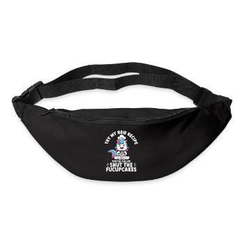 Cupcake Muffin Baking Gift - Bum bag - black - Front