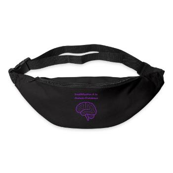 Sensibilisation à la maladie d’Alzheimer - Sac banane - noir - Devant