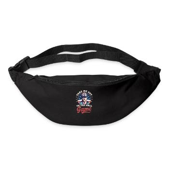 4. Juli Baseball zum Mitnehmen zum Ballspiel - Gürteltasche - Schwarz - Vorne