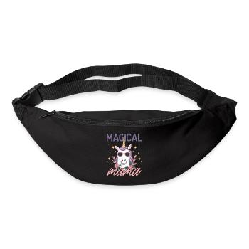 Magical Mama Einhorn Liebe Stylisch Lustig - Gürteltasche - Schwarz - Vorne