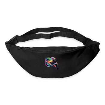 Motoneige Neige Hiver Motoneige Motoneigiste - Sac banane - noir - Devant