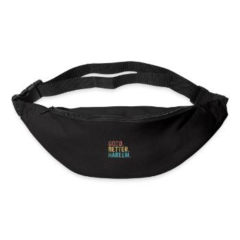 Les mecs cool s’appellent Hakeem - Sac banane - noir - Devant