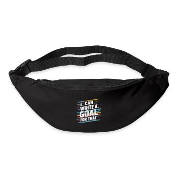 I Can Write A Goal For That 6 - Bum bag - black - Front