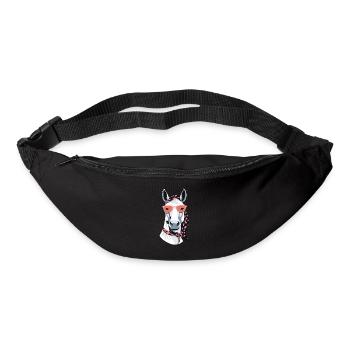 Mama Pferd Pferdeliebhaber Mutter Stilvolle Liebe - Gürteltasche - Schwarz - Vorne