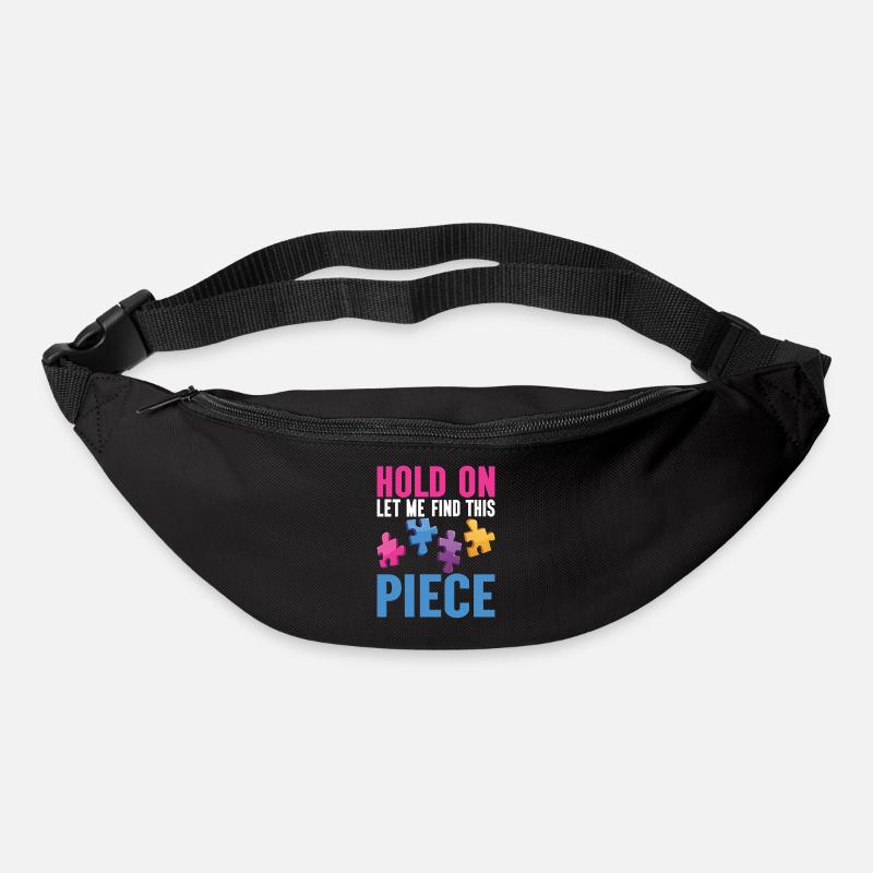 Jigsaw Puzzle Piece Puzzle Lover - Gürteltasche - Schwarz