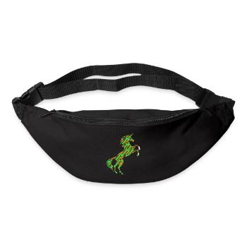 Corn Cobs Unicorn T-Shirt Corncob Maize Magical - Bum bag - black - Front