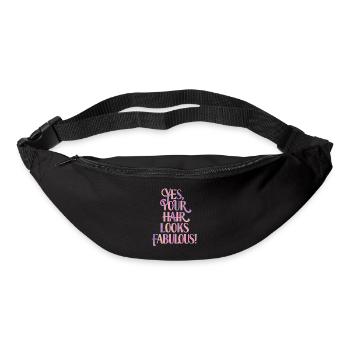 Ja, Dein Haar Sieht Fantastisch Aus - Gürteltasche - Schwarz - Vorne