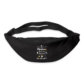 Wenn Mama es nicht kochen kann, sind wir fertig! - Gürteltasche - Schwarz - Vorne