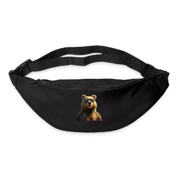 Brown Bear, Grizzly Bear, Bear Brothers, Dad, Wild Bears - Bum bag - black - Front