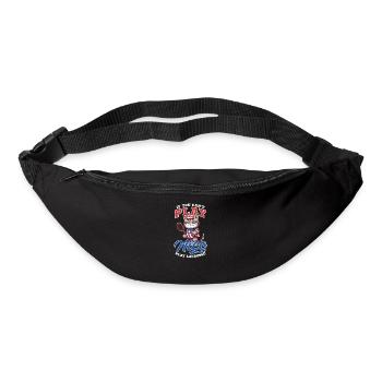 4. Juli Lacrosse Cat Play Lacrosse - Gürteltasche - Schwarz - Vorne
