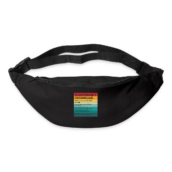 Maintenance Technician Definition Tech Worker - Bum bag - black - Front
