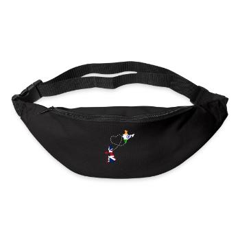India Indian Hindu Pride Flag Country I Gift - Bum bag - black - Front