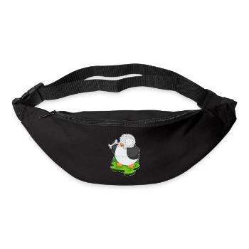 Masque d’Halloween pingouin - Sac banane - noir - Devant