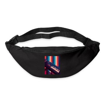 Keytar Keyboard Gift - Bum bag - black - Front