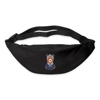 Funny Mama Bear Motif for Mother Bear Fans - Bum bag - black - Front