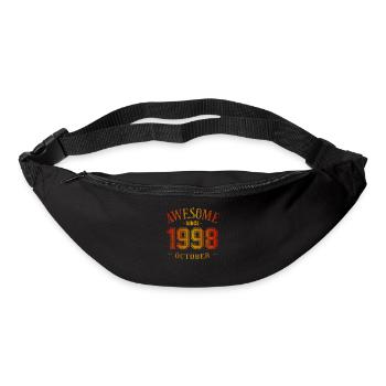 Octobre 1998 - Anniversaire en octobre Génial - Sac banane - noir - Devant