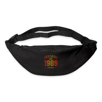 April 1989 - Geburtstag im April Awesome - Gürteltasche - Schwarz - Vorne