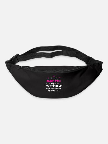 Floristin Spruch Floristik Witz Floristin Geschenk - Gürteltasche - Schwarz