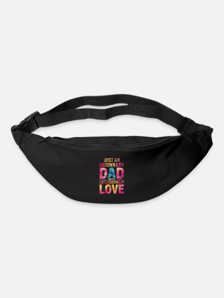Einfach Ein Gewöhnlicher Papa - Gürteltasche - Schwarz
