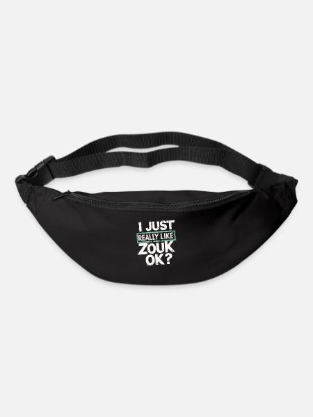 Cadeau de danse Zouk - Sac banane - noir