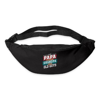 Papa Weil Opa Für Alte Herren Ist - Gürteltasche - Schwarz - Vorne