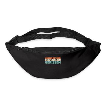 Schwarzer Humor - Gürteltasche - Schwarz - Vorne
