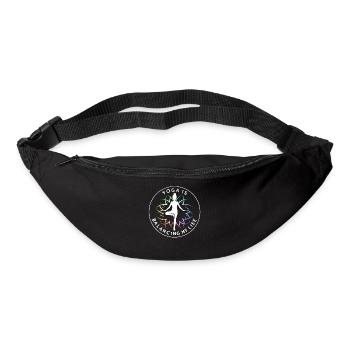 Le yoga équilibre ma vie - Sac banane - noir - Devant