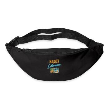 Happy Glamper Funny Hiker Adventure S'mores - Gürteltasche - Schwarz - Vorne