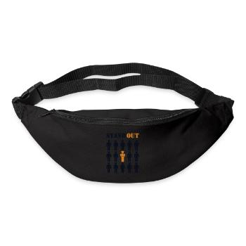 Stand Out Prison Guard Police Officer Corrections - Bum bag - black - Front
