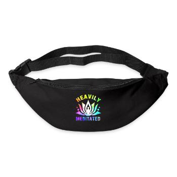 Stark meditiert - Gürteltasche - Schwarz - Vorne