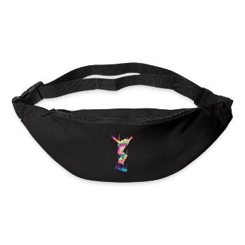 Buntes Skateboarding für einen Skater - Gürteltasche - Schwarz - Vorne