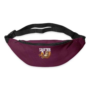 Sloth Booze - Bum bag - burgundy - Front