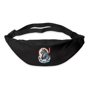 Dragon Anime Fan Japanese Style Vintage - Bum bag - black - Front