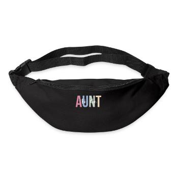 Promoted to Auntie - Bum bag - black - Front
