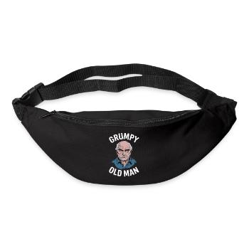 Grumpy Old Man Lustiger Spruch - Gürteltasche - Schwarz - Vorne