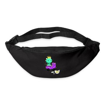 Bébé Dragon Dragon Grossesse Bébé Naissance - Sac banane - noir - Devant