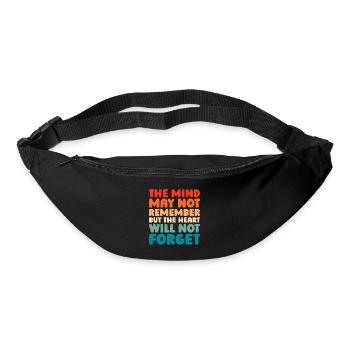 Alzheimer Soutien à la maladie d’Alzheimer - Sac banane - noir - Devant