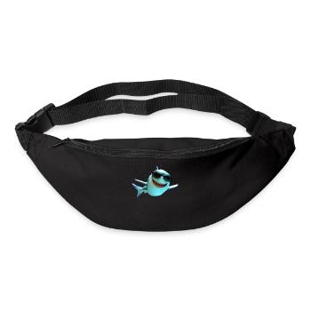 Shark Shark Tiger Shark Gray Shark Sharks Great White Shark - Bum bag - black - Front