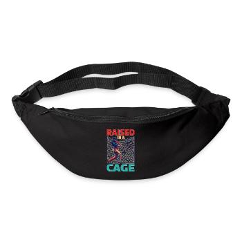 Raised In A Cage 26 - Bum bag - black - Front