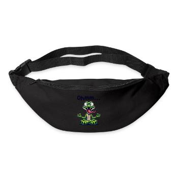 Ohmmm drôle yoga méditation sport - Sac banane - noir - Devant