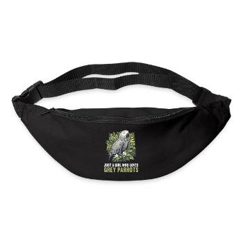 Graupapageien Graupapagei - Gürteltasche - Schwarz - Vorne