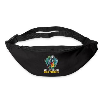 Graupapageien Graupapagei - Gürteltasche - Schwarz - Vorne