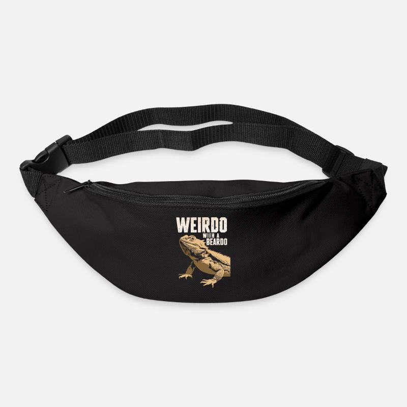 Weirdo with a beardo - Gürteltasche - Schwarz