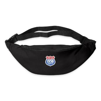 1958 Geburtstag Route Vintage Original - Gürteltasche - Schwarz - Vorne