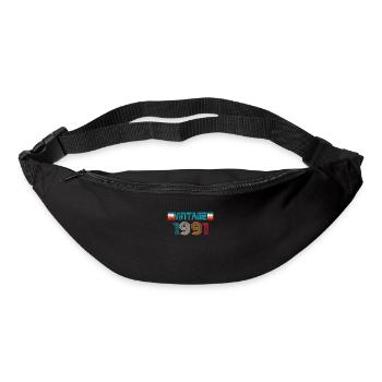 Millésime anniversaire 1991 - Sac banane - noir - Devant